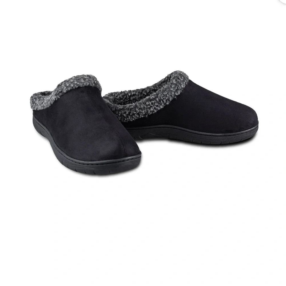 Haggar‎ Men's Open Back Memory Foam Padded Clog Slippers SIZE XL (11-12)